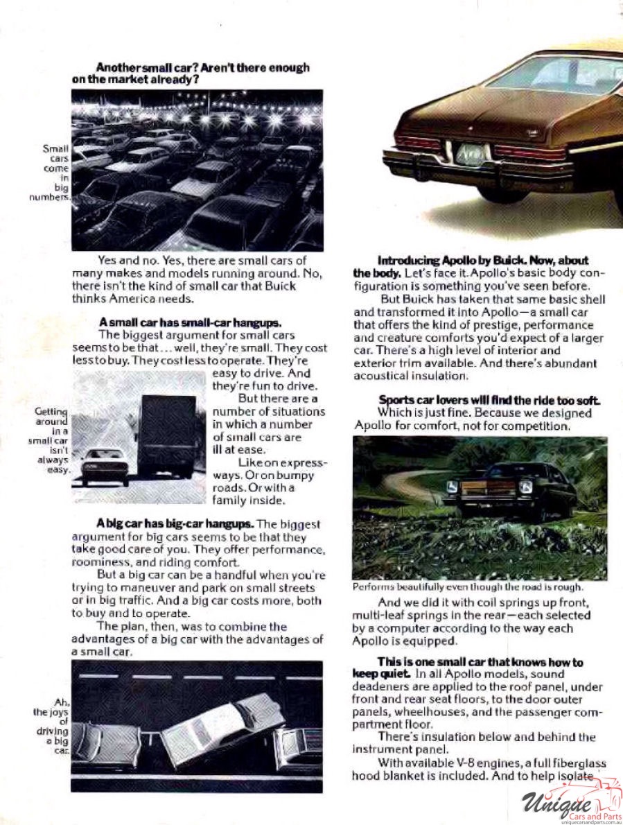 1973 Buick Apollo Folder Page 1